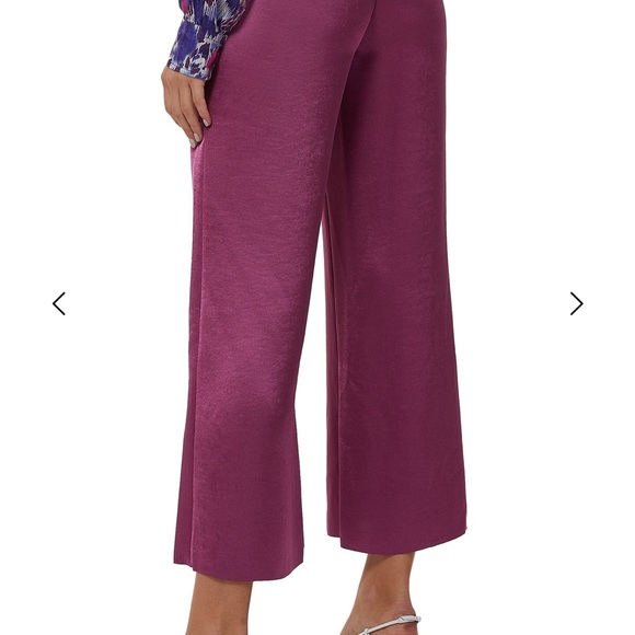 Vince Purple Wide Leg Pants - Picture 7 of 7